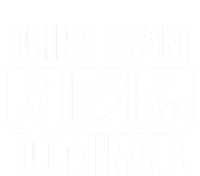 Funny Fantasy Football Drink Draft Dominate Dry Zone Grid Polo