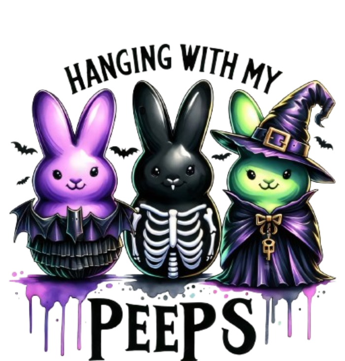 Cute Spooky Easter Bunny Clipart Easter Peeps Halloween T-Shirt