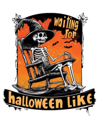 Waiting For Halloween Like Funny Skeleton Spooky Season 25L Jumbo Tote