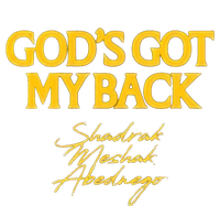 Gods Got My Back Shadrach Meshach Abedne Full-Length Apron With Pockets