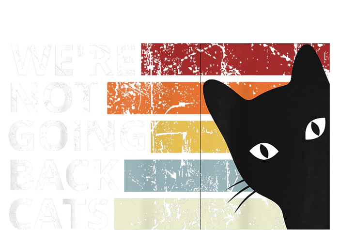 Were Not Going Back Cats Funny Cat Coaster