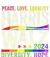 Kamala Harris Tim Walz 2024 Peace Lgbt Harris Walz Waltz T-Shirt