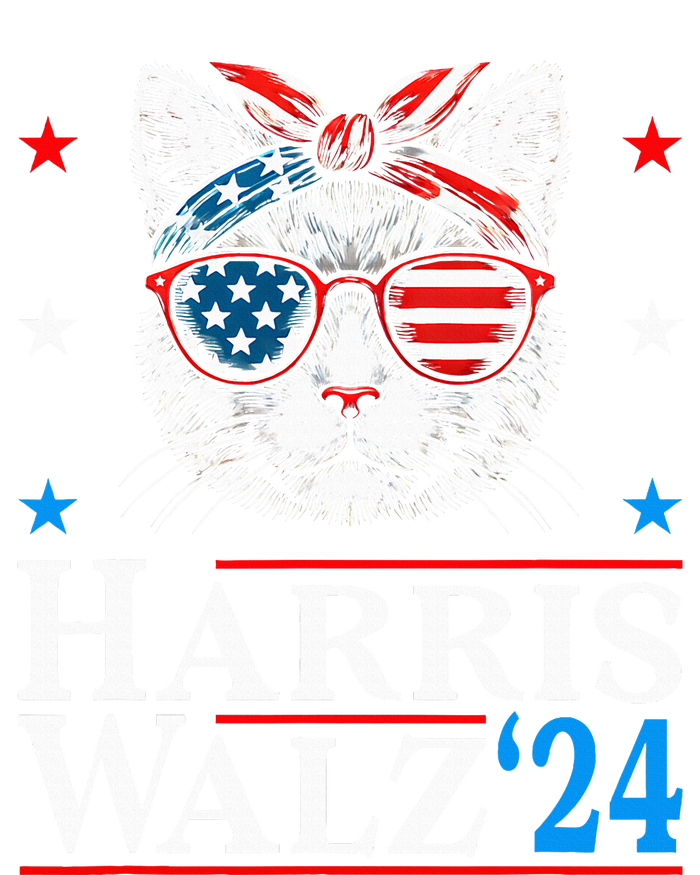 Cat Harris Waltz Tim Walz 2024 Funny Cat Ladies For Kalama Kids Long Sleeve Shirt