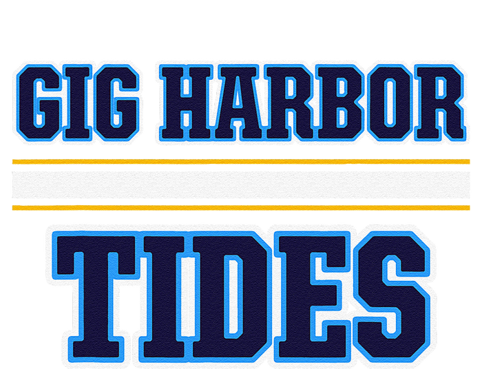 Gig Harbor Tides Horizontal Stripes T-Shirt