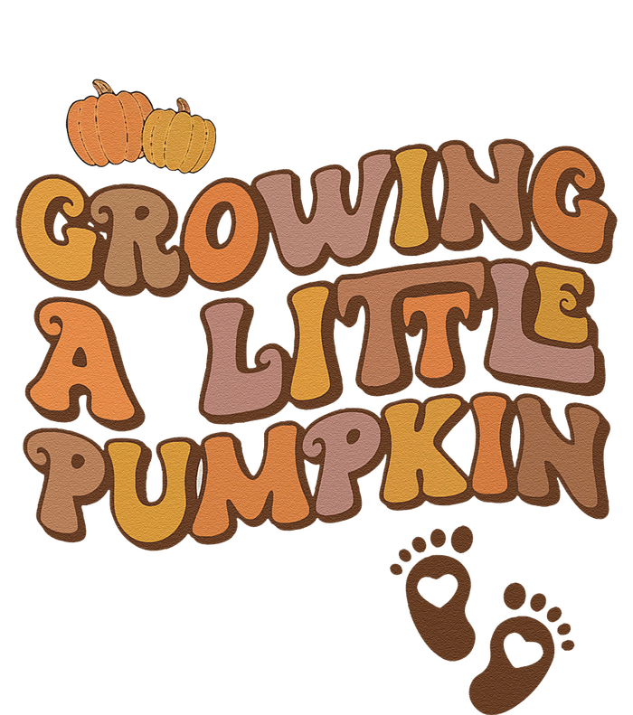 Growing A Little Pumpkin Pregnancy Announcement Halloween Adult ChromaSoft Performance T-Shirt