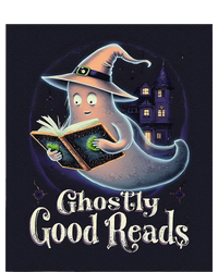 Halloween Ghost Reading Book Spooky Teacher Humor Tall Long Sleeve T-Shirt