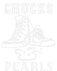 Chucks And Pearls Cute Women Nurse Kamala 2024 T-Shirt