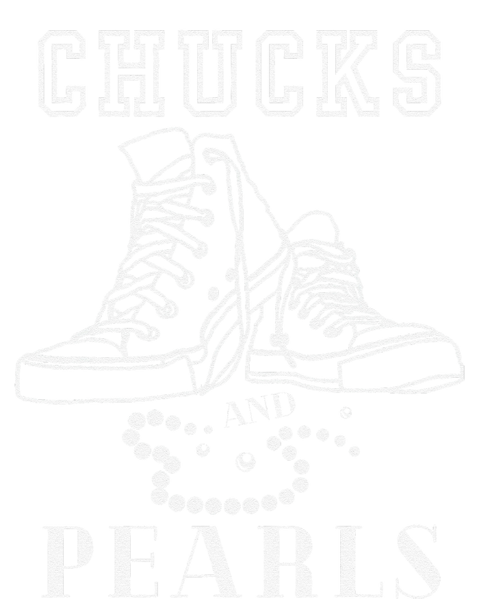 Chucks And Pearls Cute Women Nurse Kamala 2024 T-Shirt