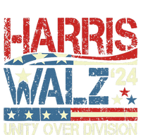 Harris Waltz 2024 Unity Over Division Striped Beanie with Solid Band