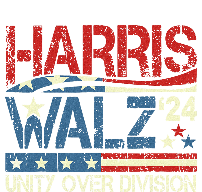 Harris Waltz 2024 Unity Over Division Striped Beanie with Solid Band