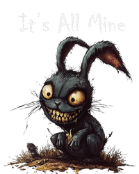 ItS All Mine Sinister Bunny Creepy Halloween Horror Yupoong Adult 5-Panel Trucker Hat