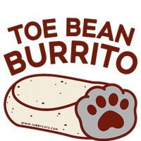 Toe Bean Burrito Funny Cute Cat Puns Toe Beans Sustainable Beanie