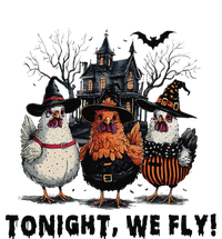 Tonight We Fly Funny Chicken Halloween Spooky Season T-Shirt