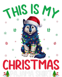 Ugly Xmas Tree Santa Alaskan Klee Kai Dog Christmas Pajama Hoodie