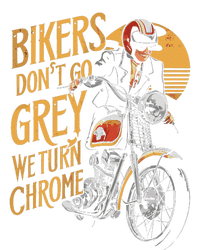 Bikers DonT Go Grey We Turn Chrome Motorcycle Bike Lover Women's Strappy Tank