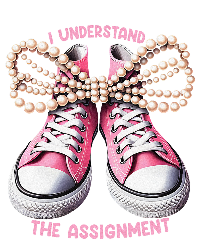 I Understand The Assignment Shoes & Pearl Kamala Harris Gift Sustainable Knit Beanie