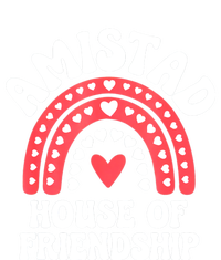 Amistad House Of Friendship Boho Heart Rainbow T-Shirt