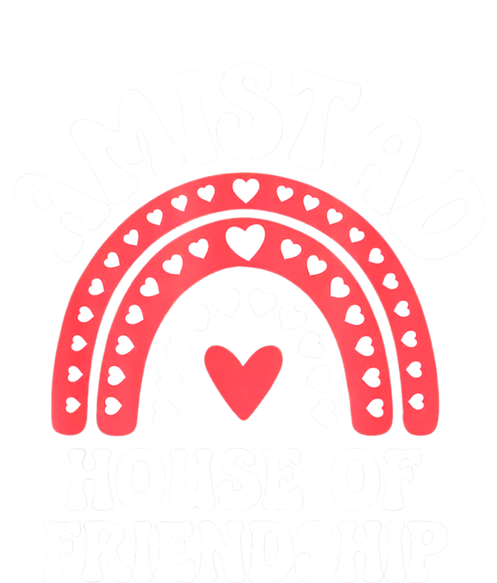 Amistad House Of Friendship Boho Heart Rainbow T-Shirt