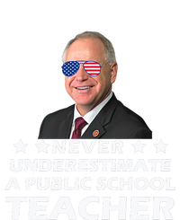 Never Underestimate A Public School Teacher Tim Walz 2024 T-Shirt