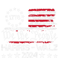 We The Harriswalz People 2024 Vintage American Flag T-Shirt