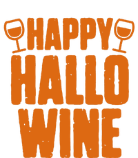 Happy Hallowine Funny Halloween Wine Bella+Canvas Jersey Crop Tee