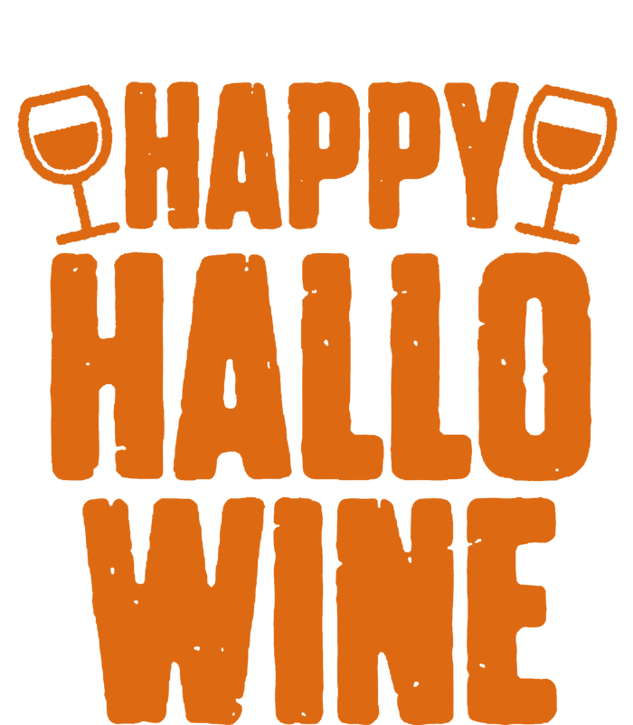 Happy Hallowine Funny Halloween Wine Bella+Canvas Jersey Crop Tee