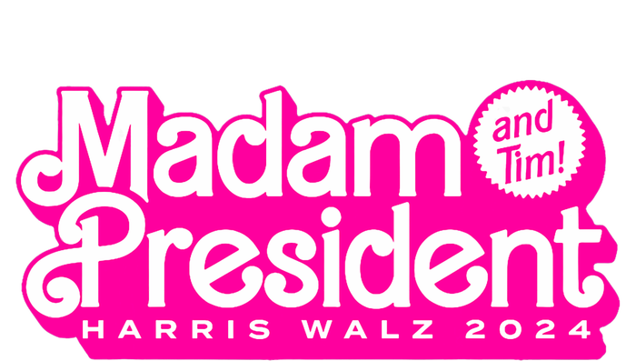 Madam President And Tim Harris & Tim Walz 2024 T-Shirt