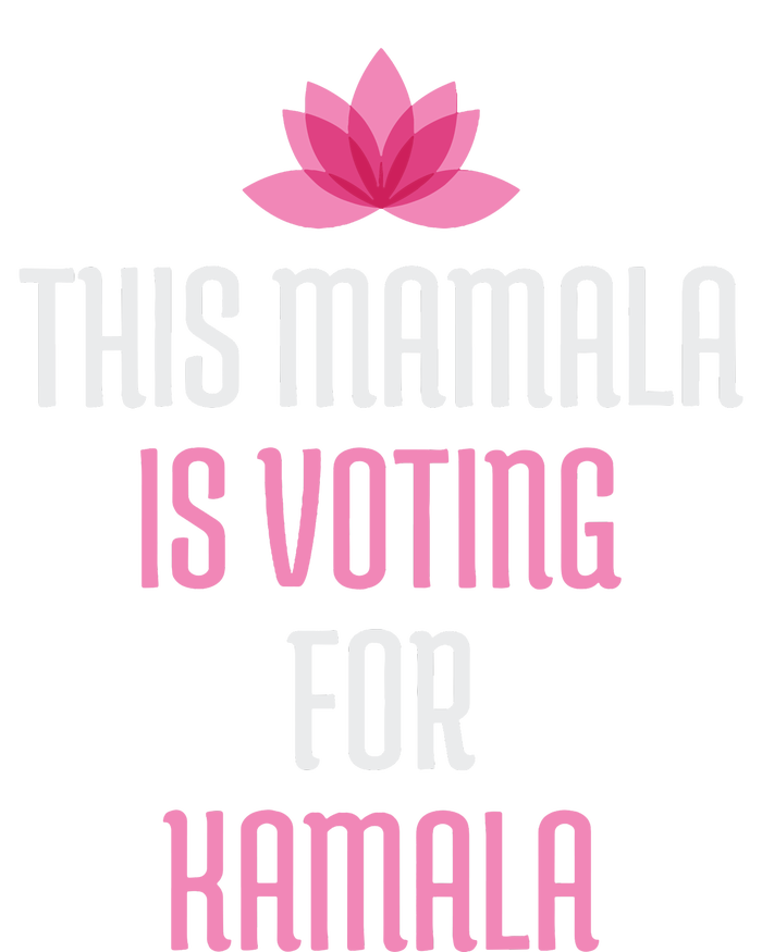 This Mamala Is Voting For Kamala Harris 2024 Lotus Flower Bumper Sticker