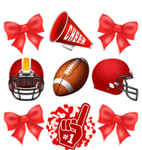 Cute Football Cheer Fan Lover Coquette style Magnet