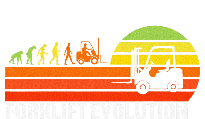 Forklift Evolution Funny Forklift Driver Operator T-Shirt