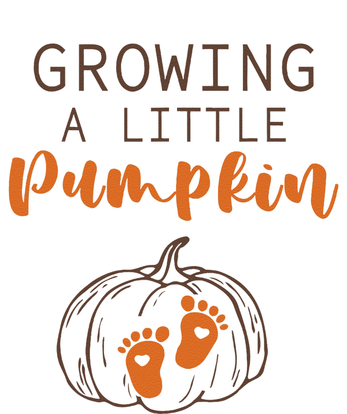 Growing A Little Pumpkin Pregnancy Reveal Thanksgiving Funny Women's Pullover Hoodie