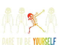 Skeleton Dabbing Cute Lgbt Pride Dare To Be Yourself Tank Top