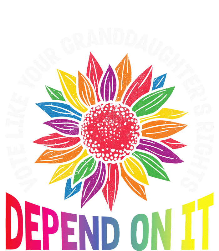 Vote Like Your GranddaughterS Rights Depend On It Rainbow Toddler Sweatshirt