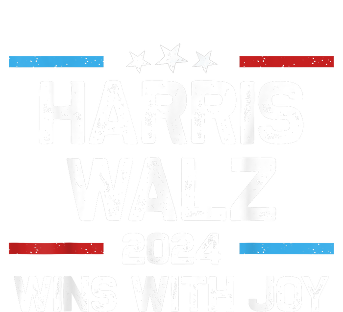 Kamala Wins With Joy Harris Waltz 2024 President Election T-Shirt