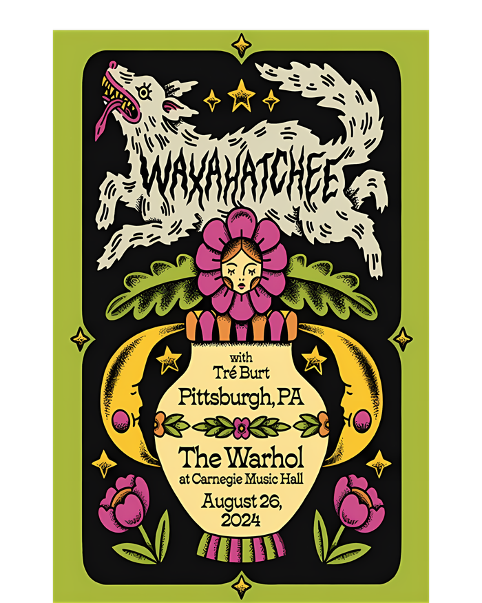 Waxahatchee August 26 2024 Carnegie Music Hall Pittsburgh Pa Poster Performance Sprint T-Shirt