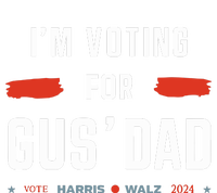 IM Voting For Gus Dad Vote Harris Walz 2024 Flexfit Unipanel Trucker Cap