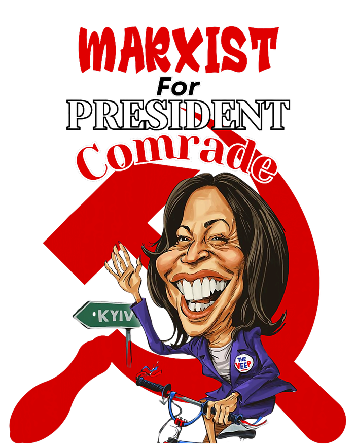 Marxist For President Comrade Kamala Harris Funny President T-Shirt