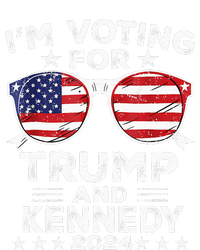 IM Voting For Trump And Kennedy 2024 Flat Bill Trucker Hat