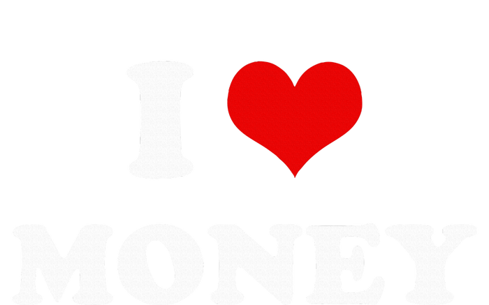 I Love Money Funny Heart Cooling Performance Long Sleeve Crew