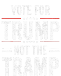 Vote For Trump Not The Tramp Full Zip Hoodie