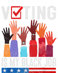 Voting Is My Black Job Flag Drawstring Bag