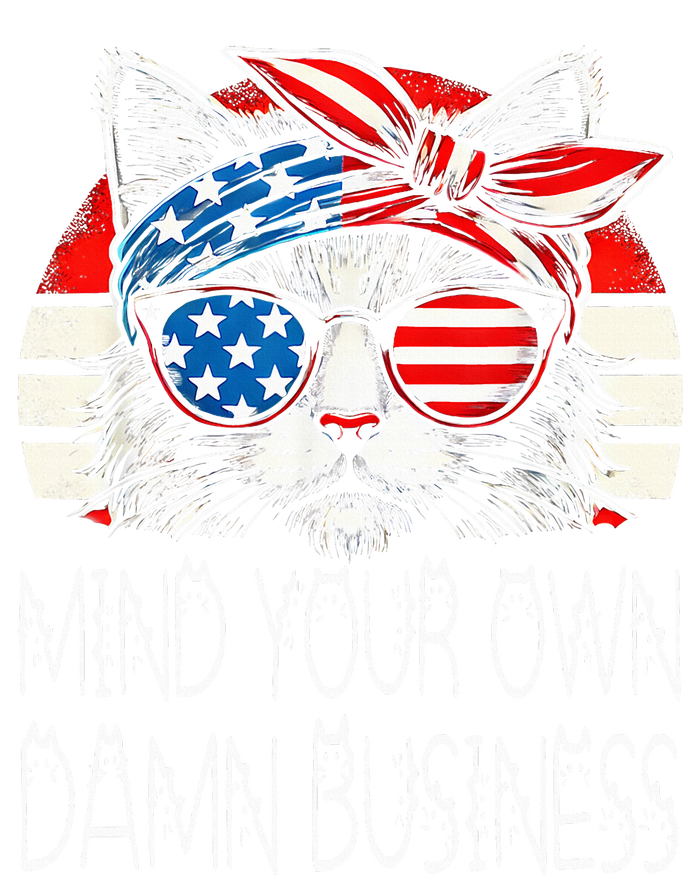 Walz Mind Your Own Damn Business Harris Waltz Cat Lady T-Shirt