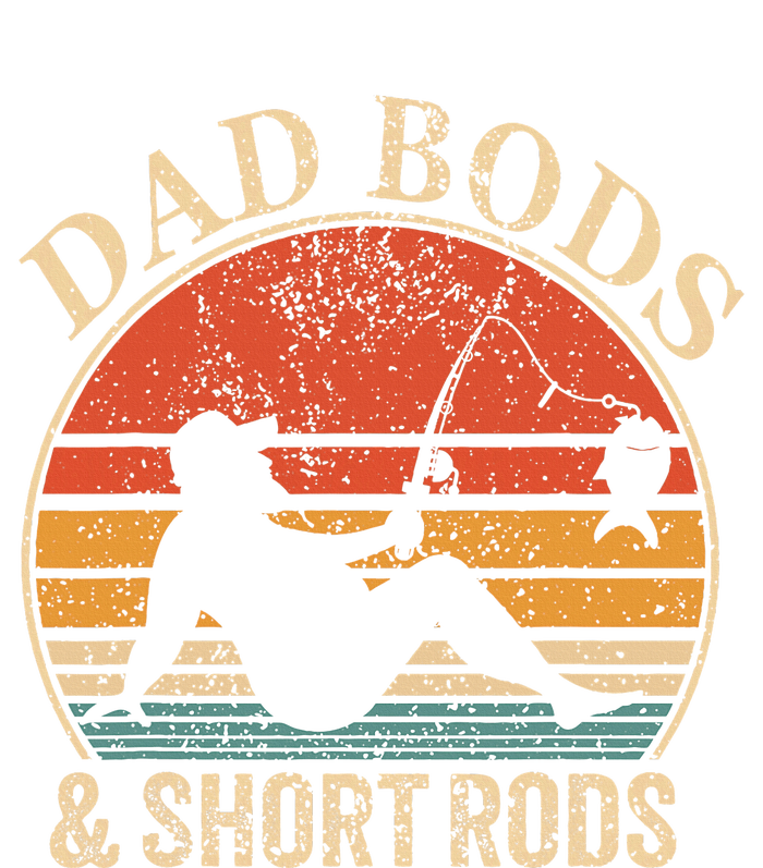 Dad Bods And Short Rods Funny Fishing Lovers Tie-Dye Long Sleeve Shirt