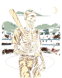 Spooky Creepy Baseball Skeleton Halloween Boy T-Shirt