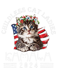 Cat Lady Fun Childless Cat Ladies 2024 T-Shirt