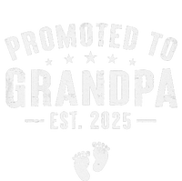 Promoted To Grandpa 2025 Soon To Be Grandfather New Grandpa Gift Valucap Bio-Washed Visor