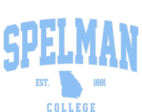 Spelman Arch Vintage Retro College Athletic Sports Outfits Gift Womens CVC Long Sleeve Shirt