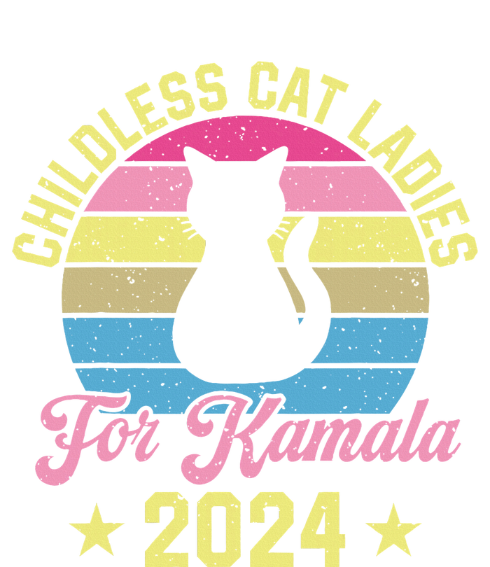 Childless Cat Ladies For Kamala 2024 T-Shirt