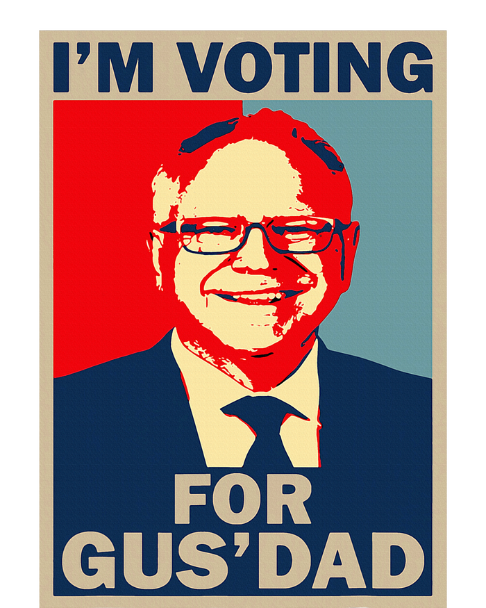 IM Voting For Gus Dad Vote Tim Walz 2024 Performance Sprint T-Shirt