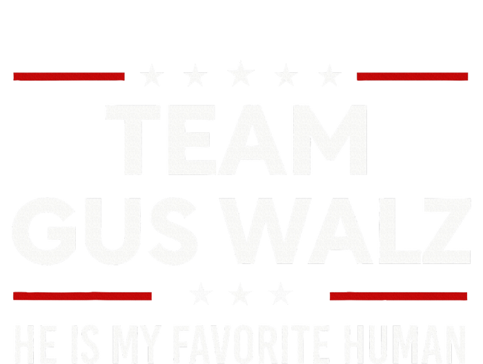 Team Gus Walz Waltz He Is My Favorite Human Women's Crop Top Tee